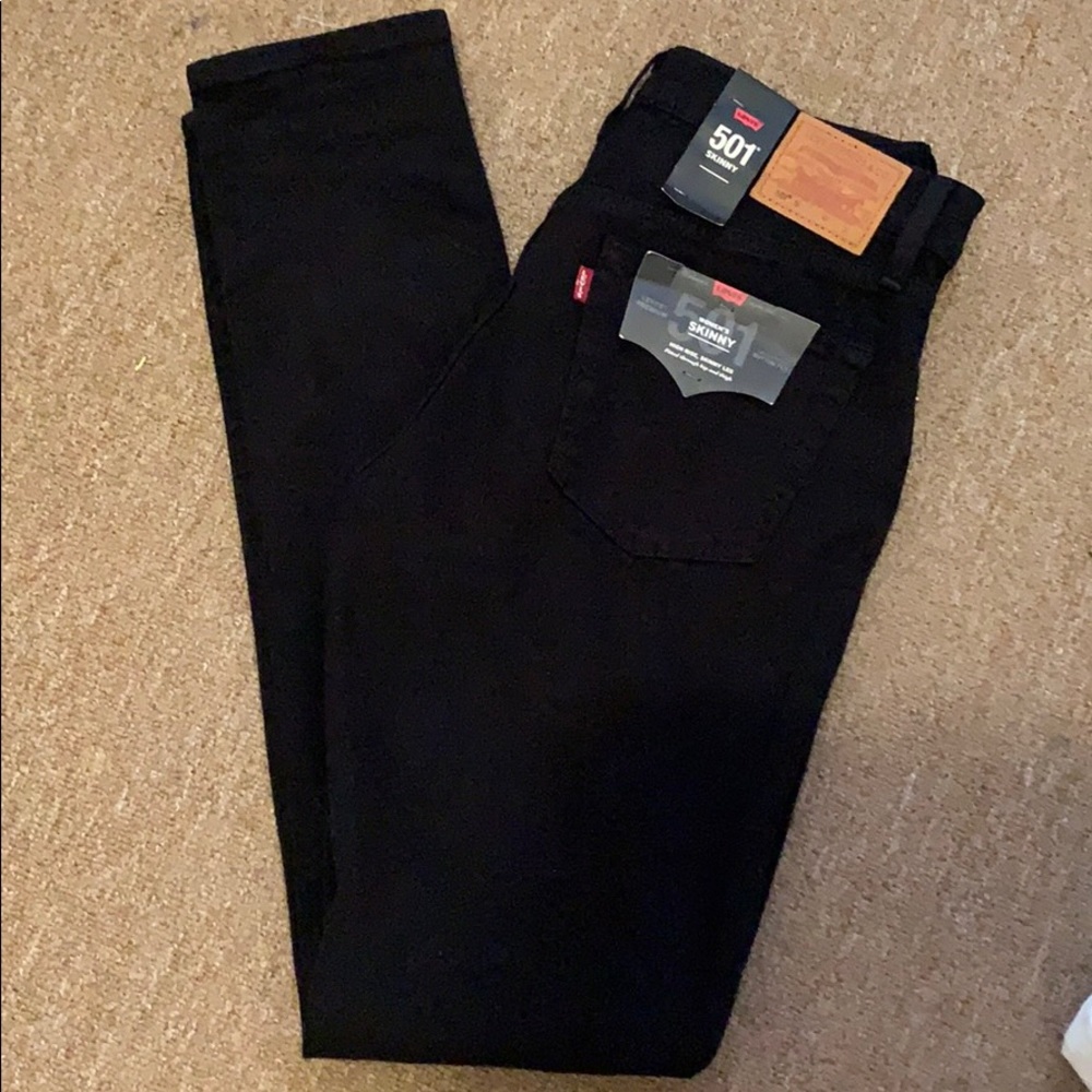 Women's skinny, high rise, 501 Jeans